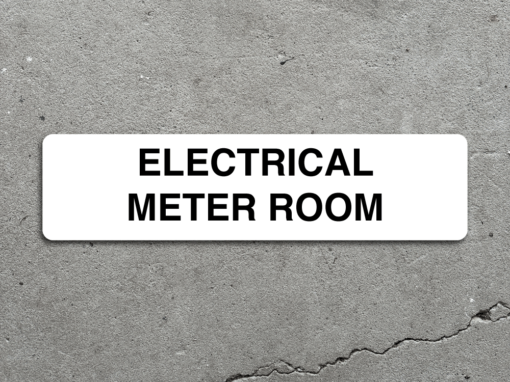 Electrical Meter Room – The Garage Signshop